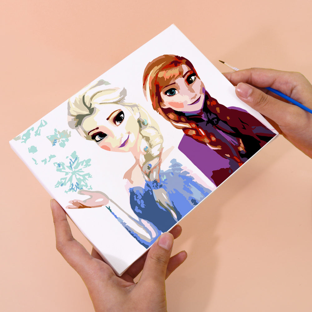 Ice Princess Sister Moments mini paint by numbers – image 8
