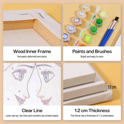 Ice Princess Sister Moments mini paint by numbers – image 10