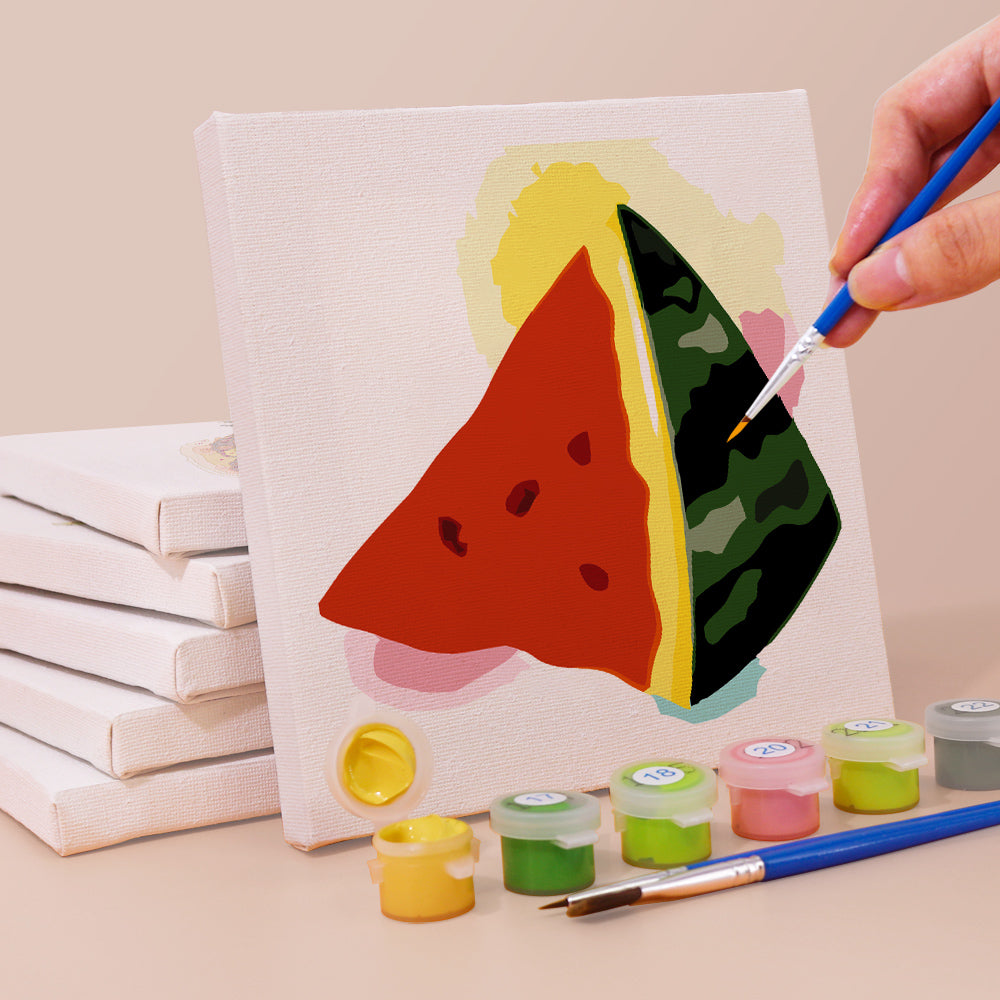 Fruit and Vegetable mini paint by numbers – image 3