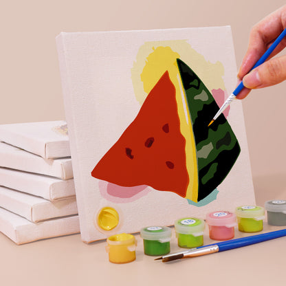 Fruit and Vegetable mini paint by numbers – image 3