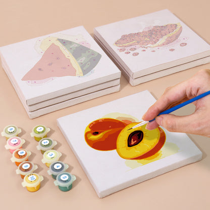 Fruit and Vegetable mini paint by numbers – image 4