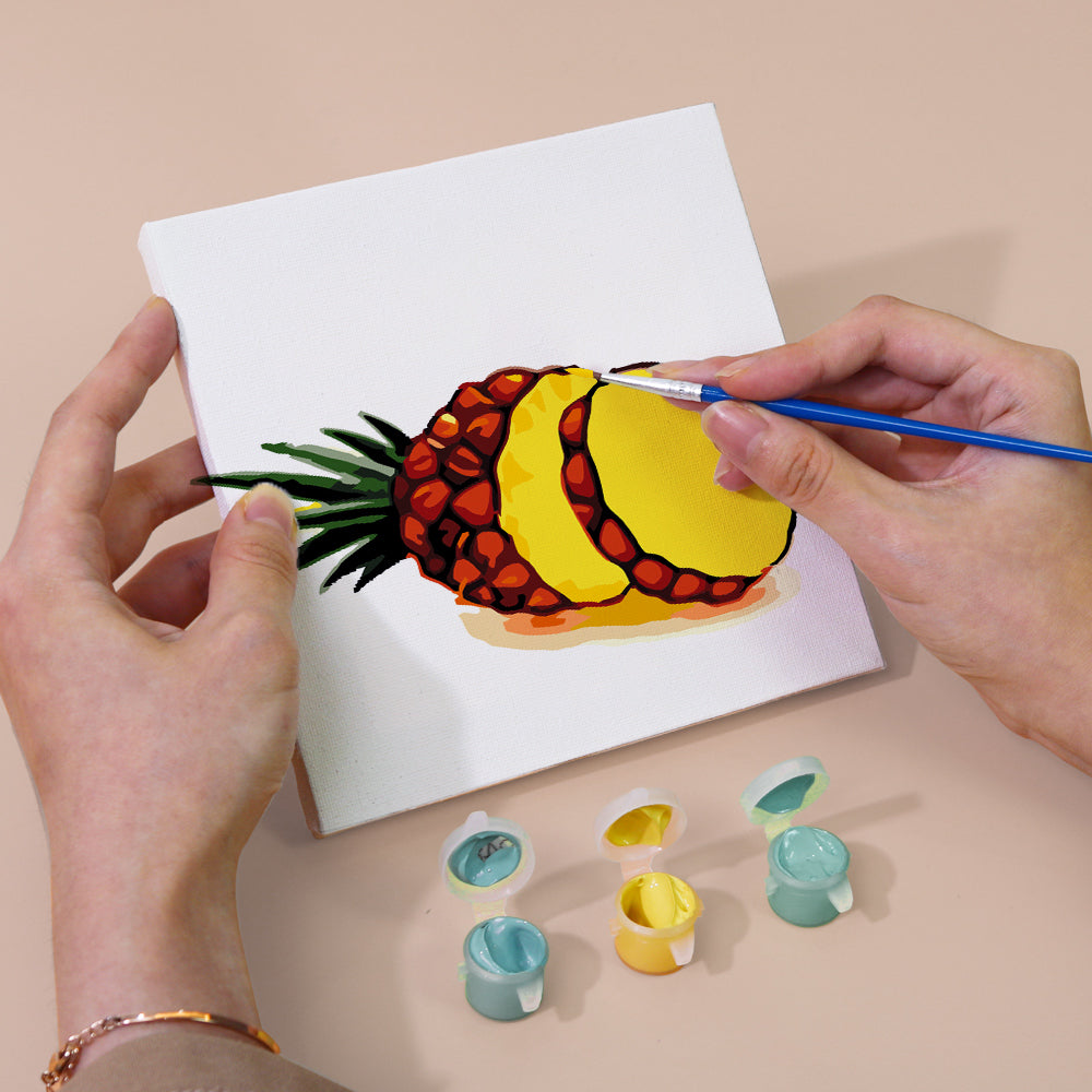 Fruit and Vegetable mini paint by numbers – image 5