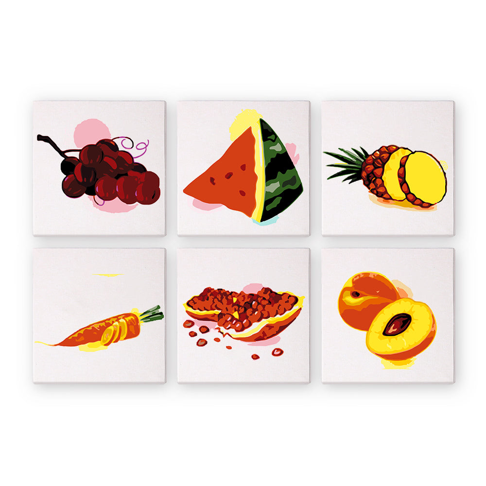 Fruit and Vegetable mini paint by numbers – image 6