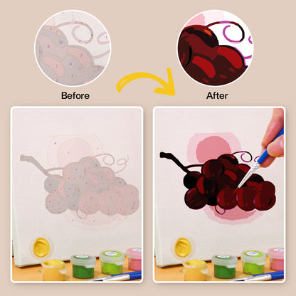 Fruit and Vegetable mini paint by numbers – image 9