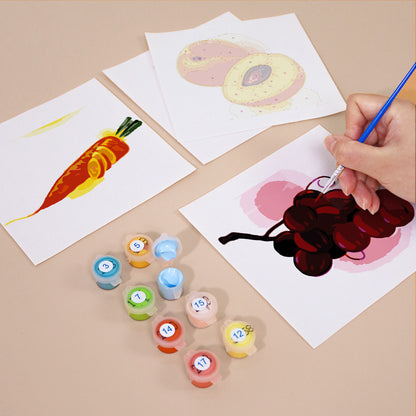 Fruit and Vegetable mini paint by numbers – image 10