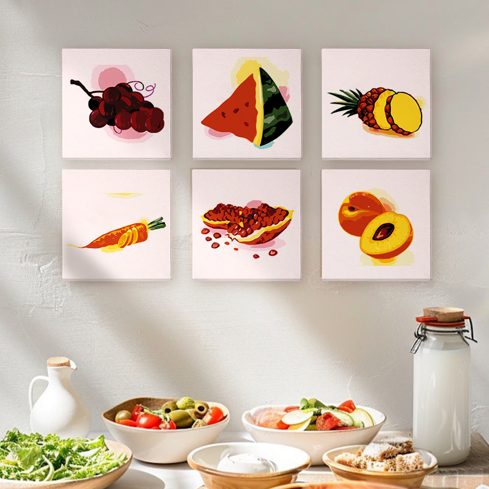 Fruit and Vegetable mini paint by numbers – image 13