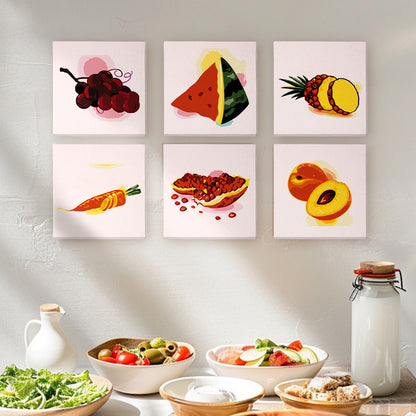 Fruit and Vegetable mini paint by numbers – image 13