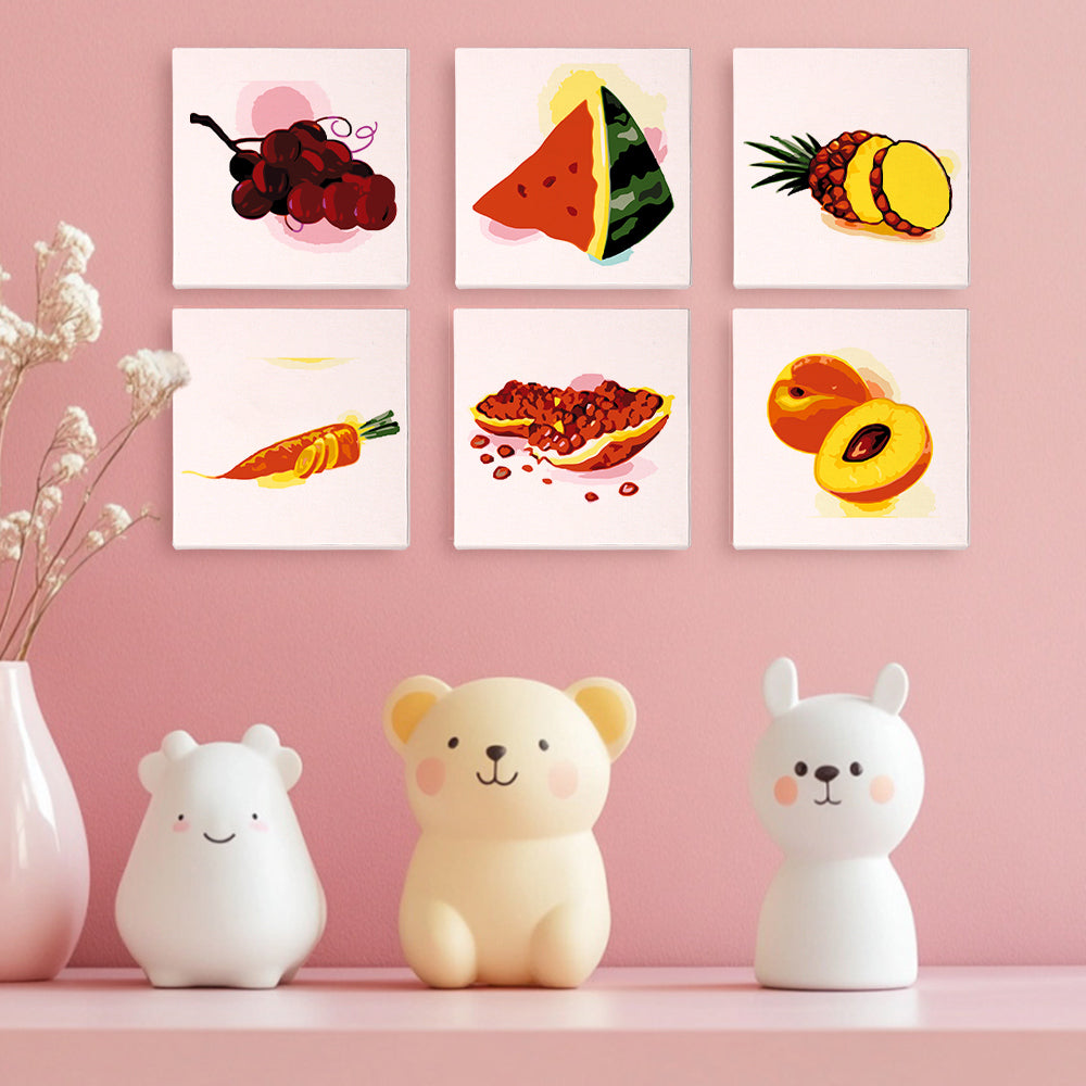 Fruit and Vegetable mini paint by numbers – image 14