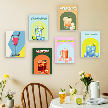 Classic Cocktail Poster mini paint by numbers – image 17