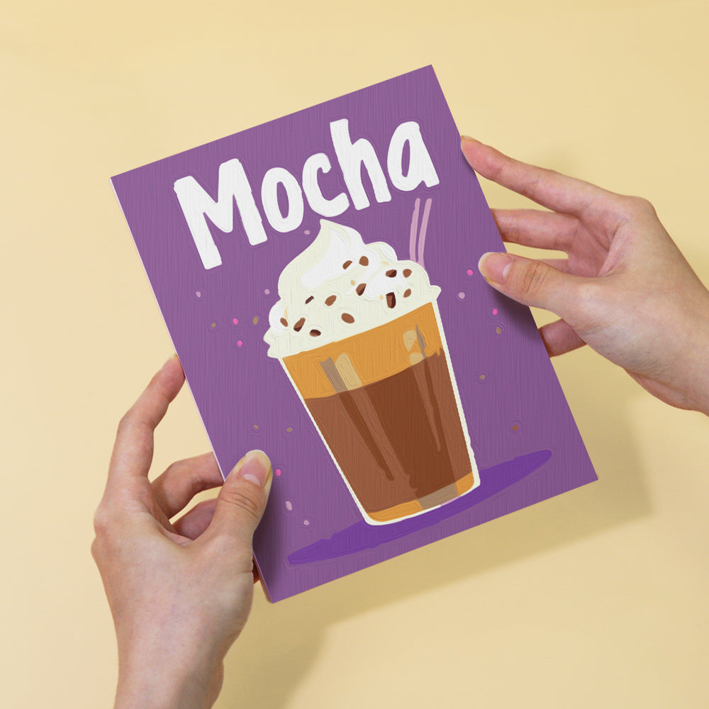 Cappuccino to Mocha Café Prints mini paint by numbers – image 6
