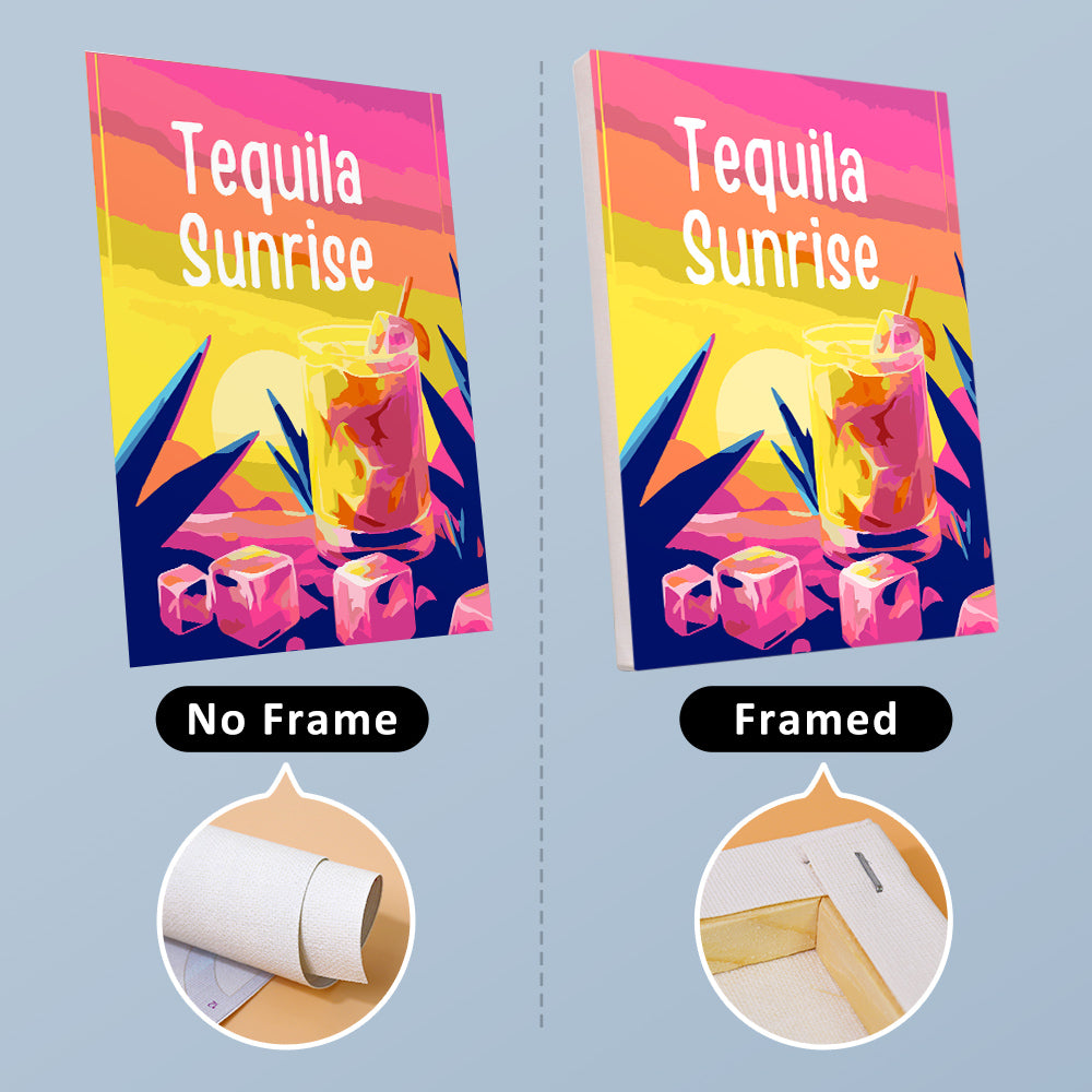 Colorful Cocktail Menu mini paint by numbers – image 13