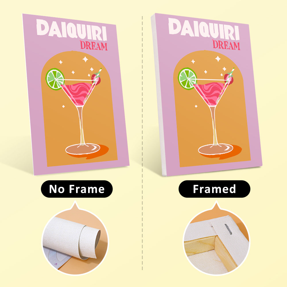 Pastel Cocktail Posters mini paint by numbers – image 13