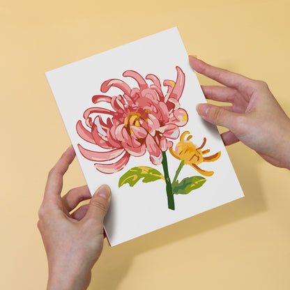 Chrysanthemum Flower Collection mini paint by numbers – image 6