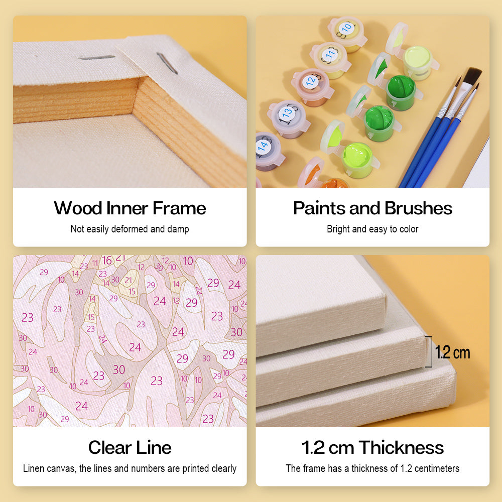 Chrysanthemum Flower Collection mini paint by numbers – image 9