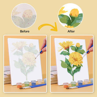 Chrysanthemum Flower Collection mini paint by numbers – image 10