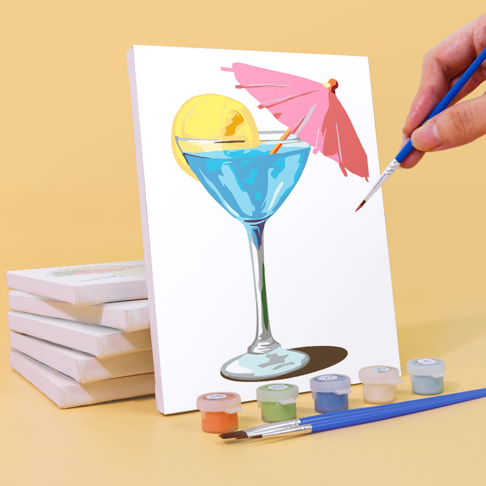 Mojito, Sangria and Blue Lagoon mini paint by numbers – image 3