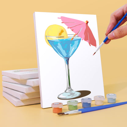 Mojito, Sangria and Blue Lagoon mini paint by numbers – image 3