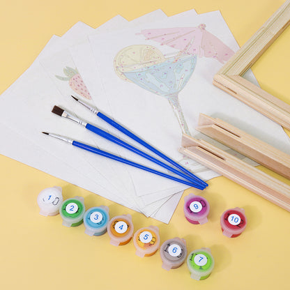 Mojito, Sangria and Blue Lagoon mini paint by numbers – image 9