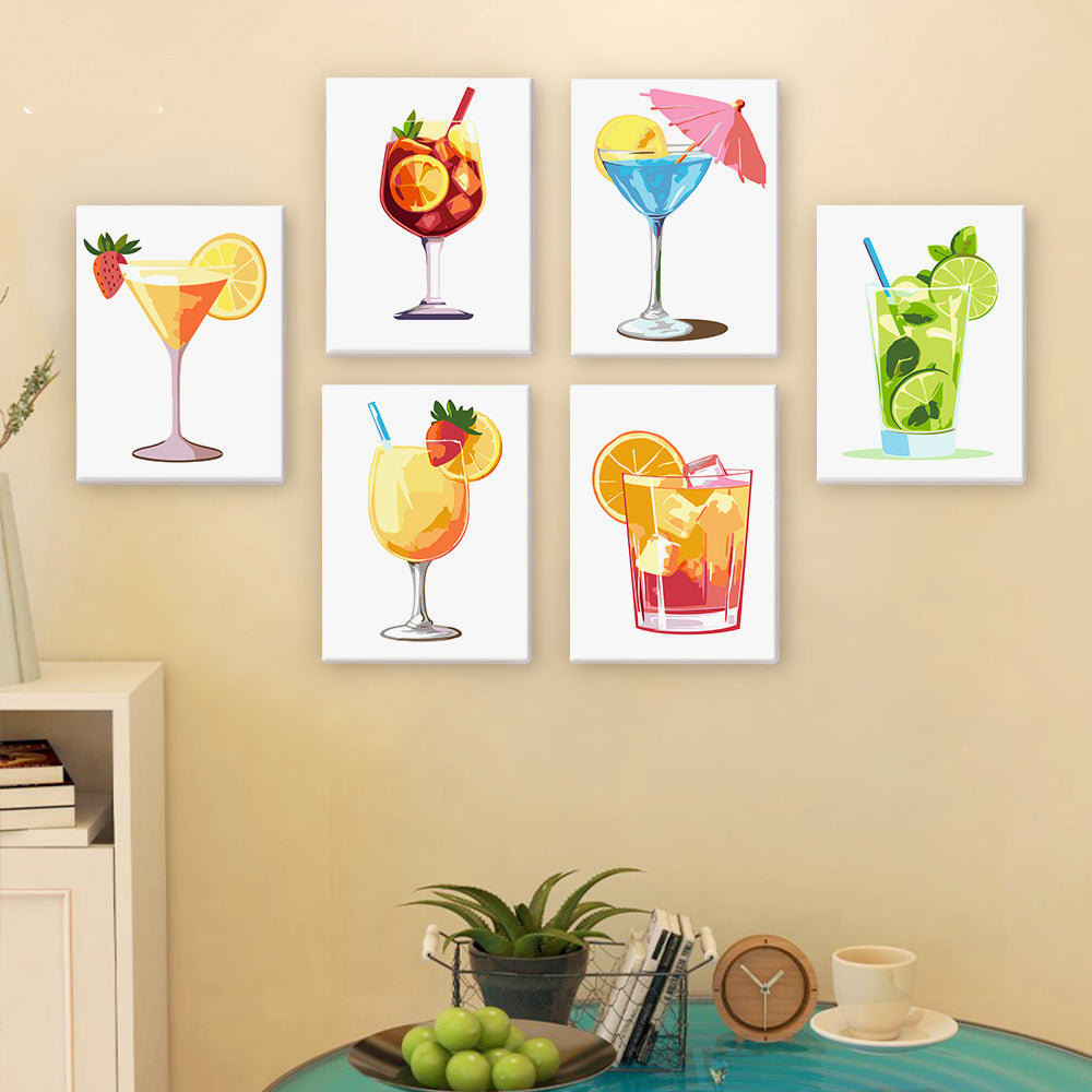 Mojito, Sangria and Blue Lagoon mini paint by numbers – image 13