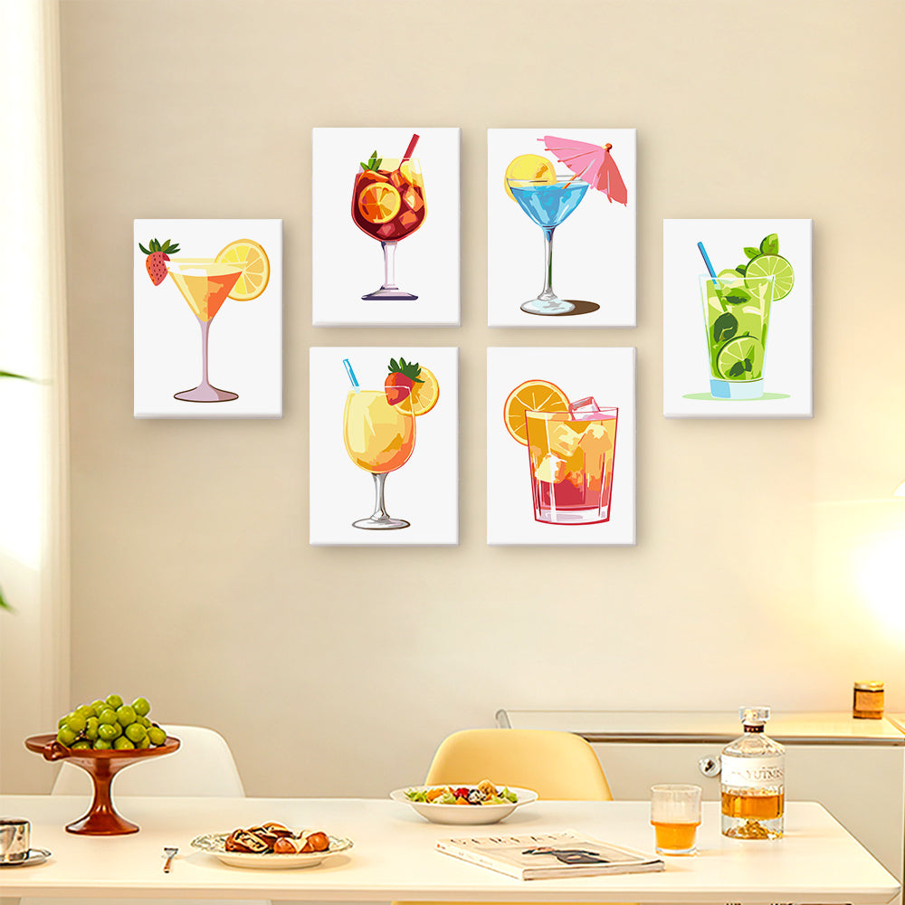 Mojito, Sangria and Blue Lagoon mini paint by numbers – image 14