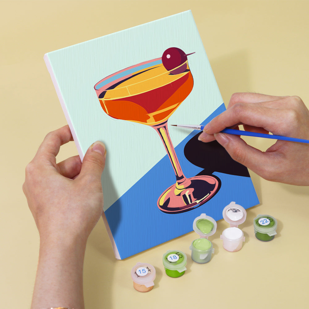 Color-Block Coupes and Highballs mini paint by numbers – image 5