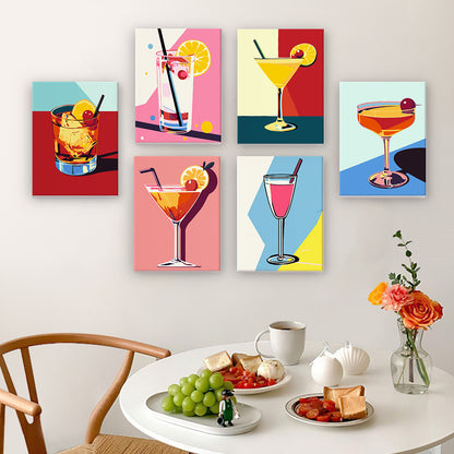 Color-Block Coupes and Highballs mini paint by numbers – image 13