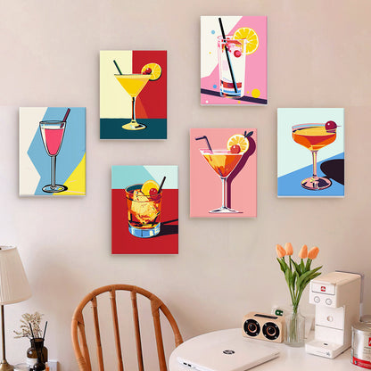 Color-Block Coupes and Highballs mini paint by numbers – image 14