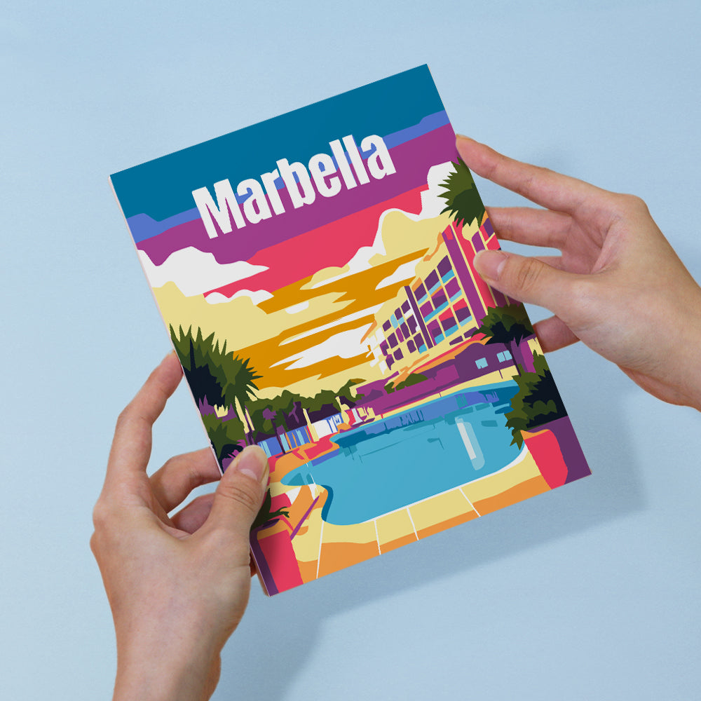 Colorful Travel Destinations mini paint by numbers – image 5