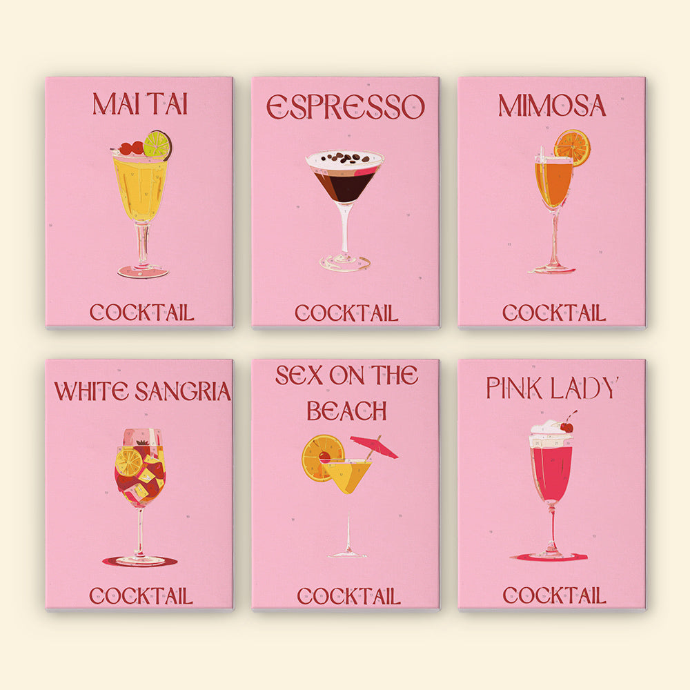 Pink Cocktail Favorites mini paint by numbers – image 7