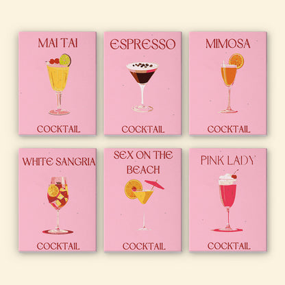 Pink Cocktail Favorites mini paint by numbers – image 7