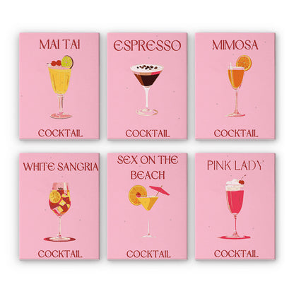 Pink Cocktail Favorites mini paint by numbers – image 8