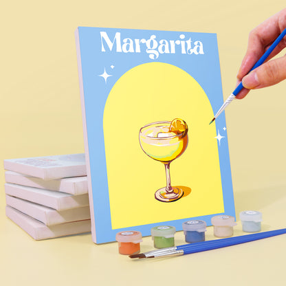 Classic Cocktail Menu mini paint by numbers – image 3