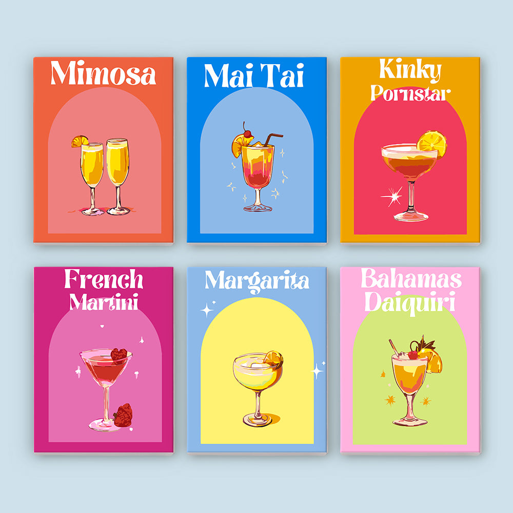 Classic Cocktail Menu mini paint by numbers – image 8
