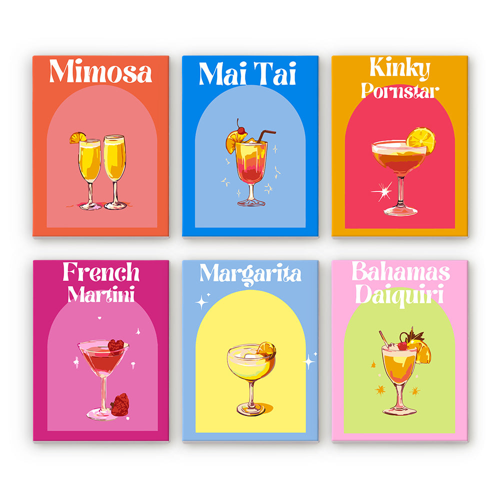 Classic Cocktail Menu mini paint by numbers – image 9