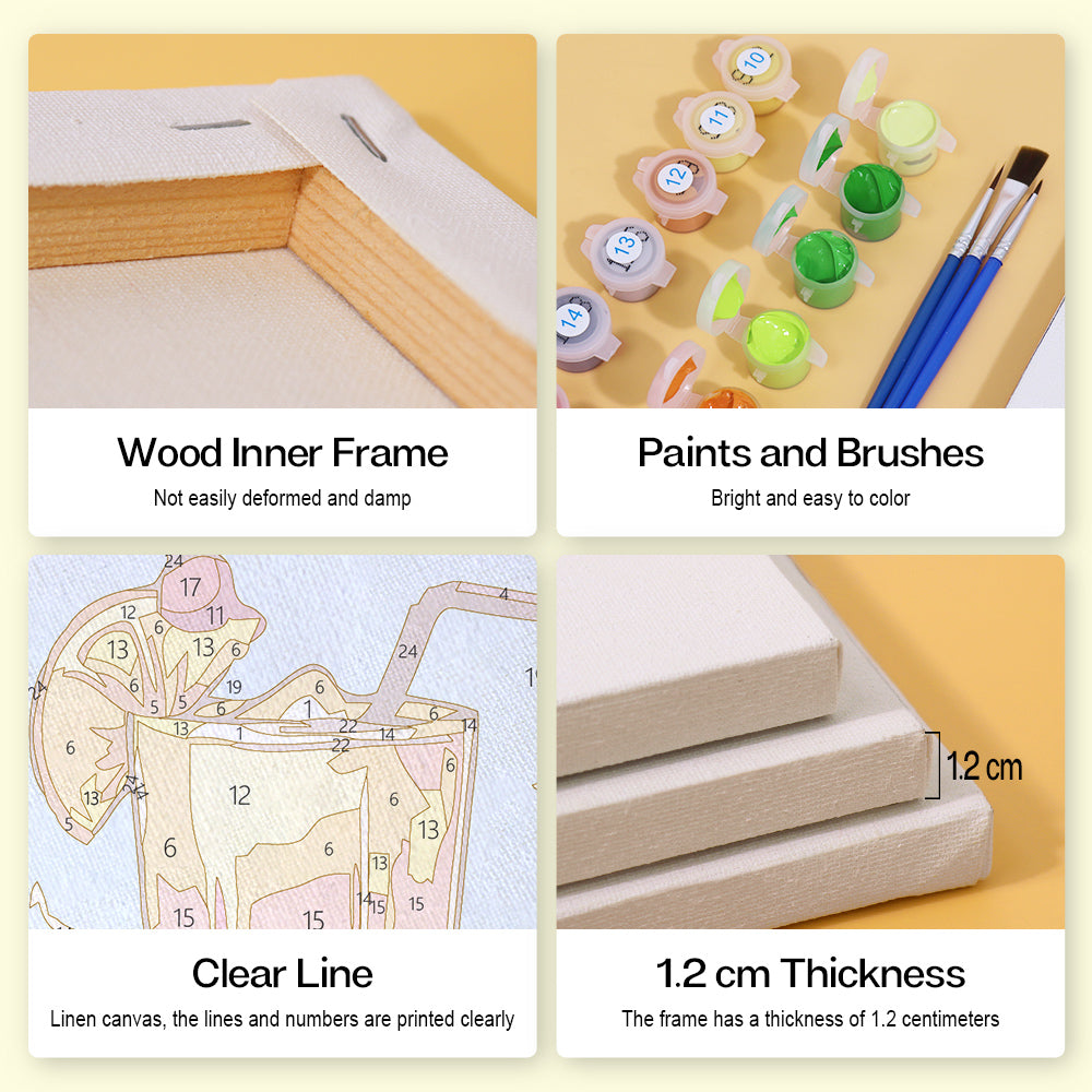 Classic Cocktail Menu mini paint by numbers – image 10