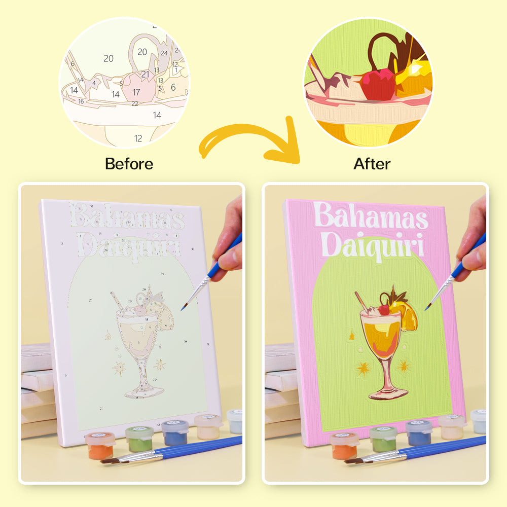 Classic Cocktail Menu mini paint by numbers – image 11
