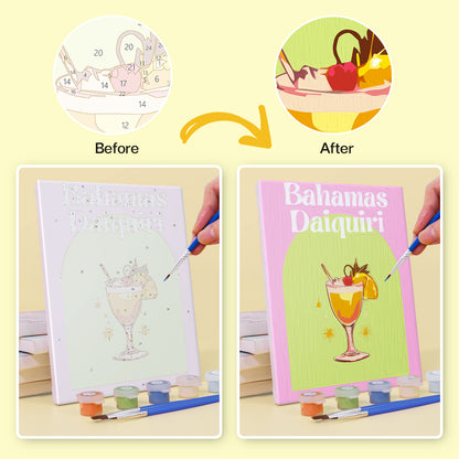 Classic Cocktail Menu mini paint by numbers – image 11
