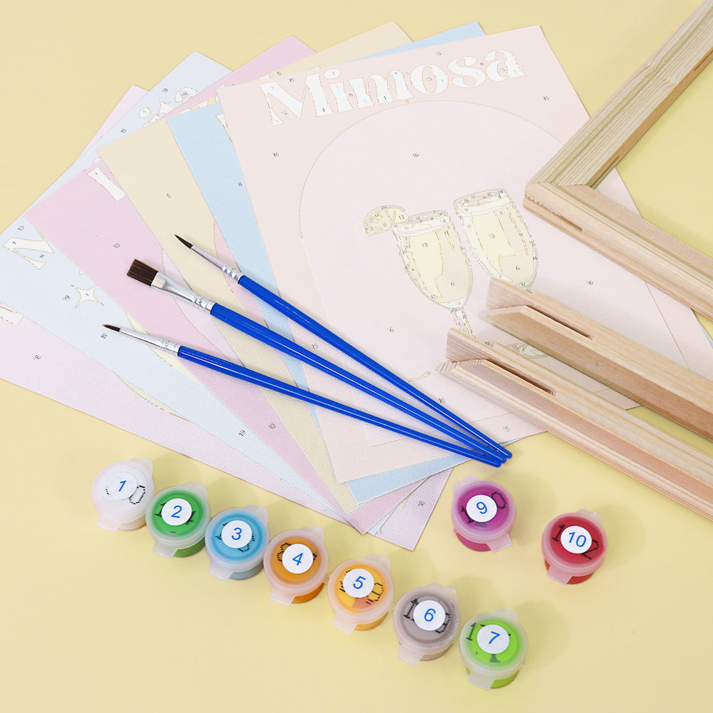 Classic Cocktail Menu mini paint by numbers – image 12