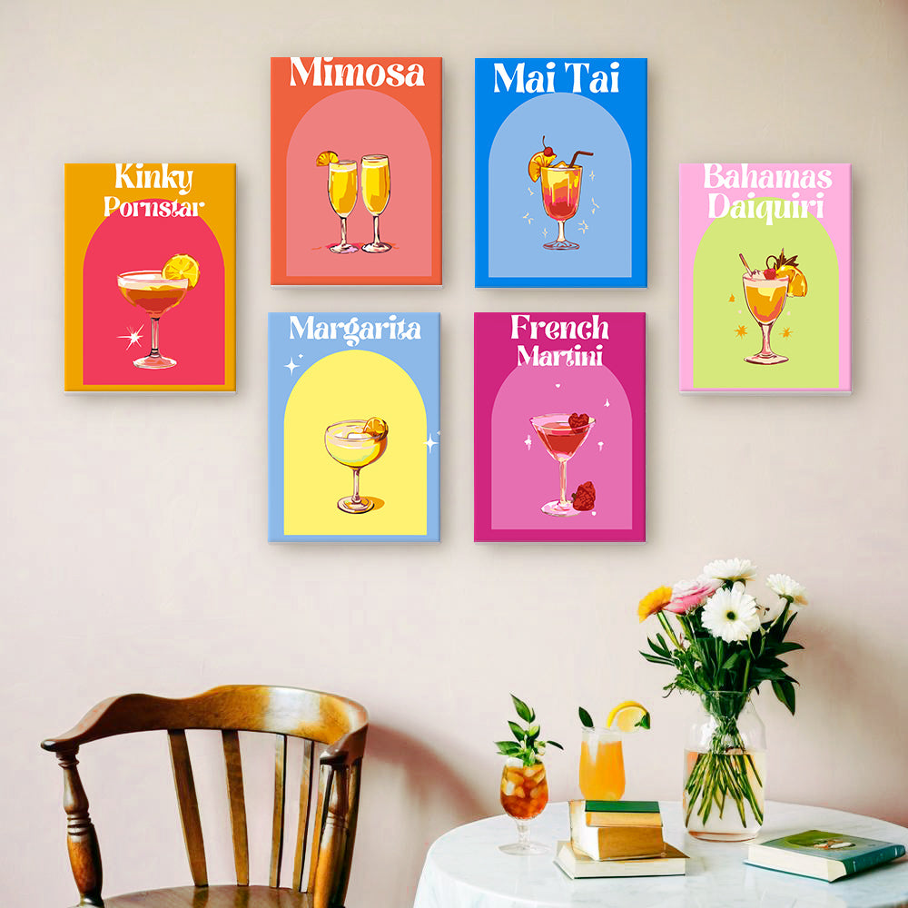 Classic Cocktail Menu mini paint by numbers – image 15