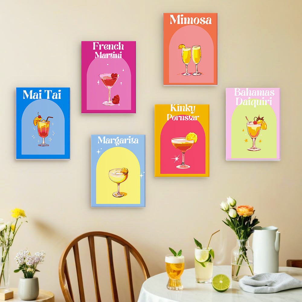 Classic Cocktail Menu mini paint by numbers – image 16