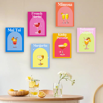 Classic Cocktail Menu mini paint by numbers – image 17