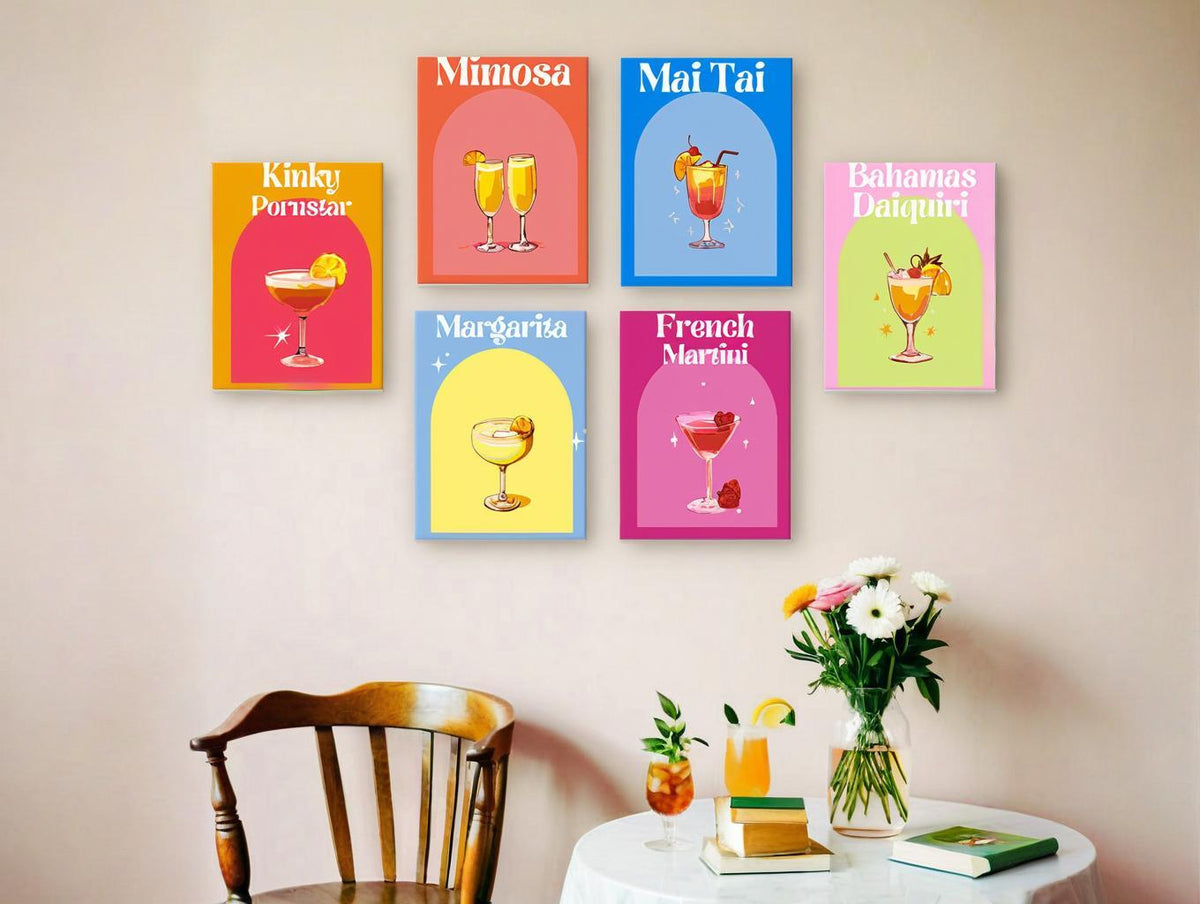 Classic Cocktail Menu mini paint by numbers – image 18