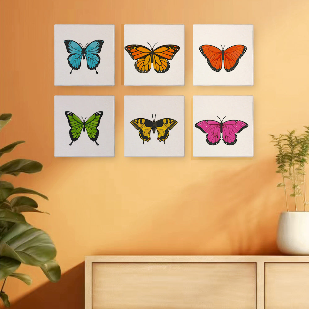 Monarch, Morpho and Swallowtail mini paint by numbers – image 4