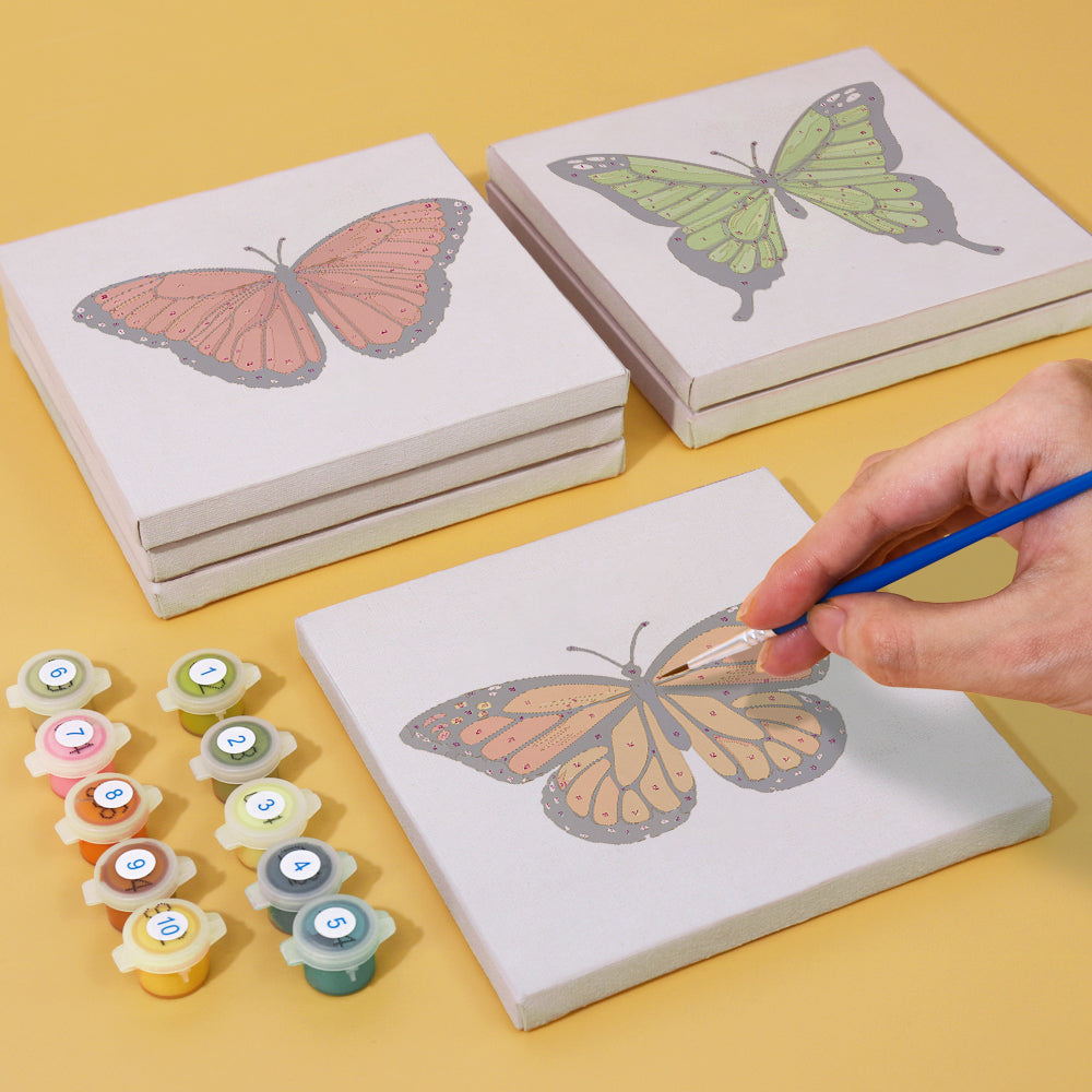 Monarch, Morpho and Swallowtail mini paint by numbers – image 7