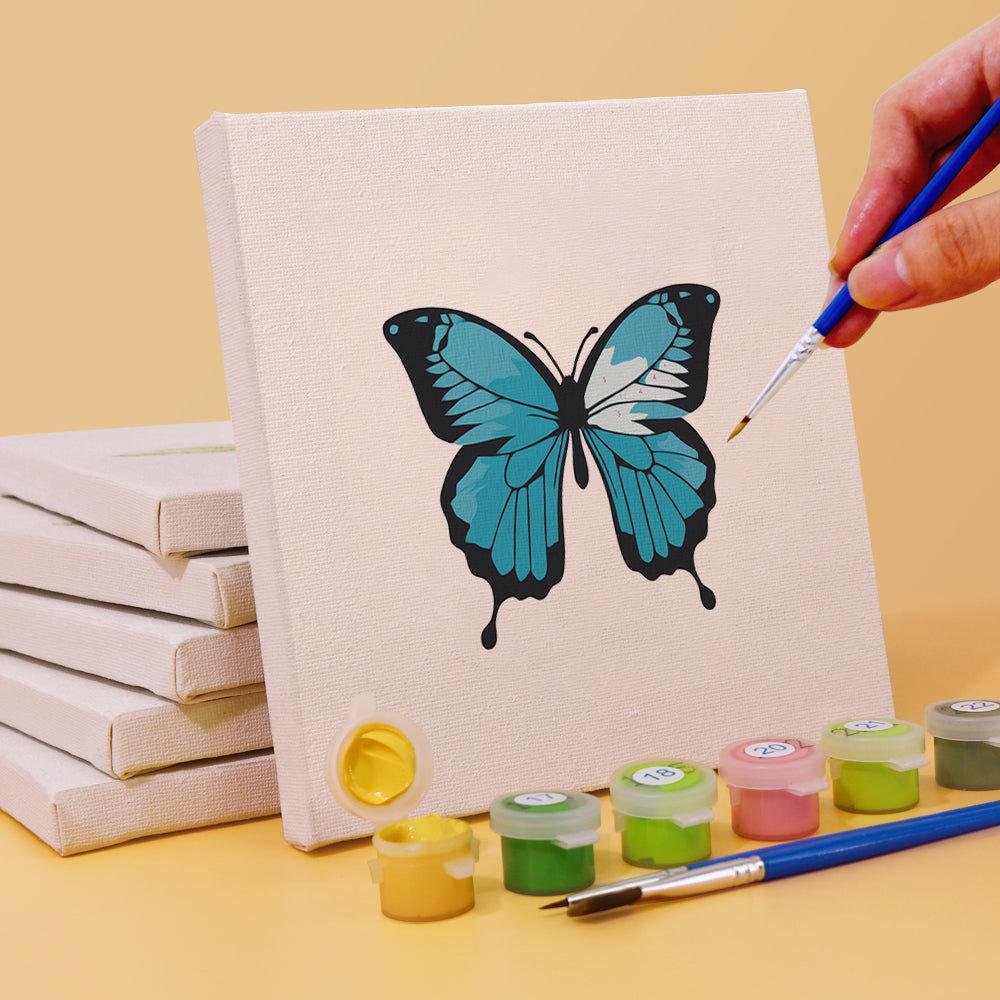 Monarch, Morpho and Swallowtail mini paint by numbers – image 8