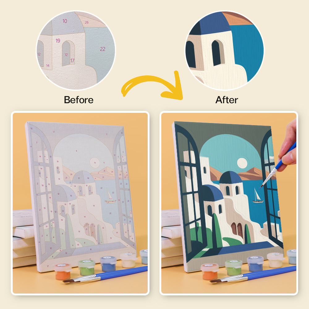 Landmark Architecture Collection mini paint by numbers – image 11