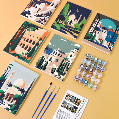 Landmark Architecture Collection mini paint by numbers – image 15