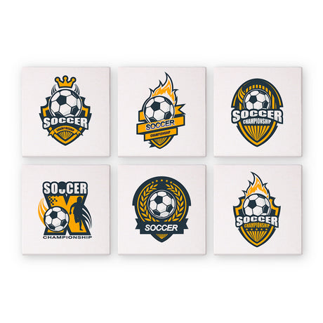 Soccer Championship Emblems mini paint by numbers – image 7
