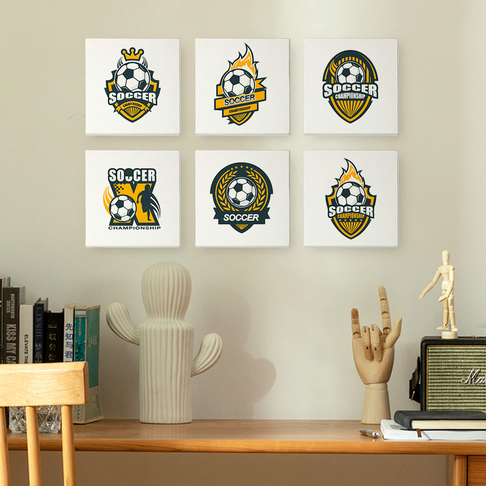 Soccer Championship Emblems mini paint by numbers – image 10