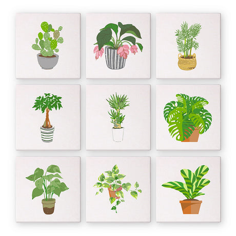 Potted Houseplant Collection mini paint by numbers – image 8